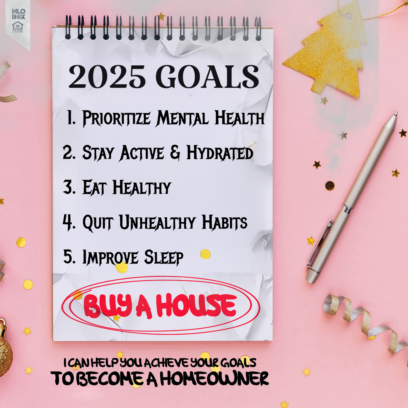 2024 GOALS - John Watkins - Mortgage Loan Originator