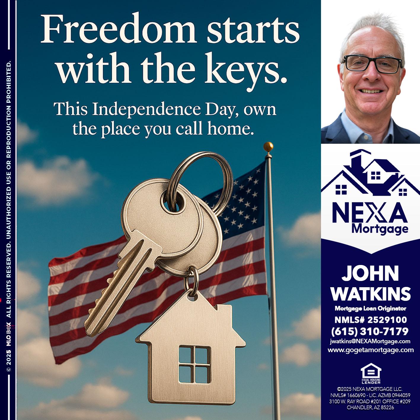 FREEDOM STARTS - John Watkins -Mortgage Loan Originator