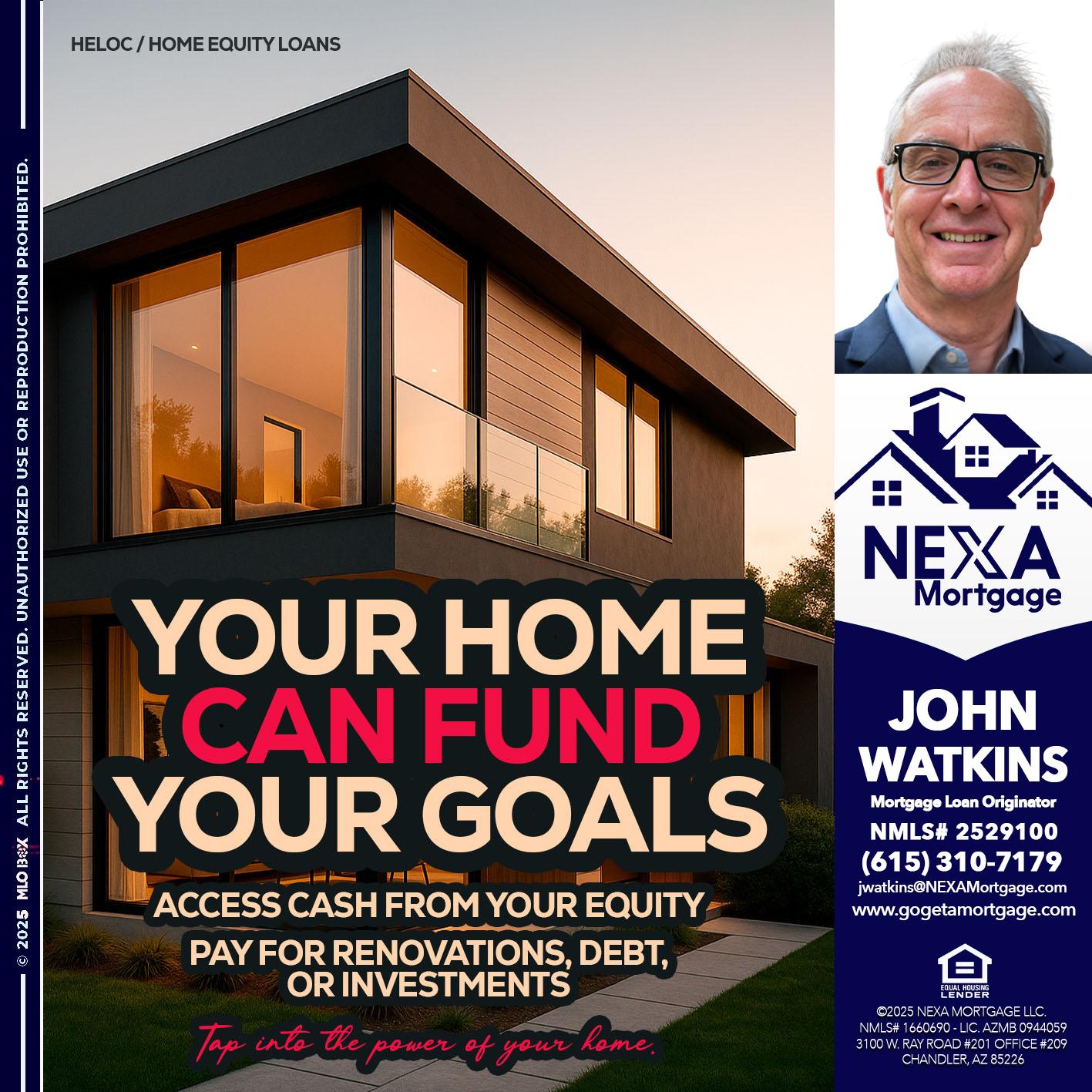 HELOC - John Watkins -Mortgage Loan Originator