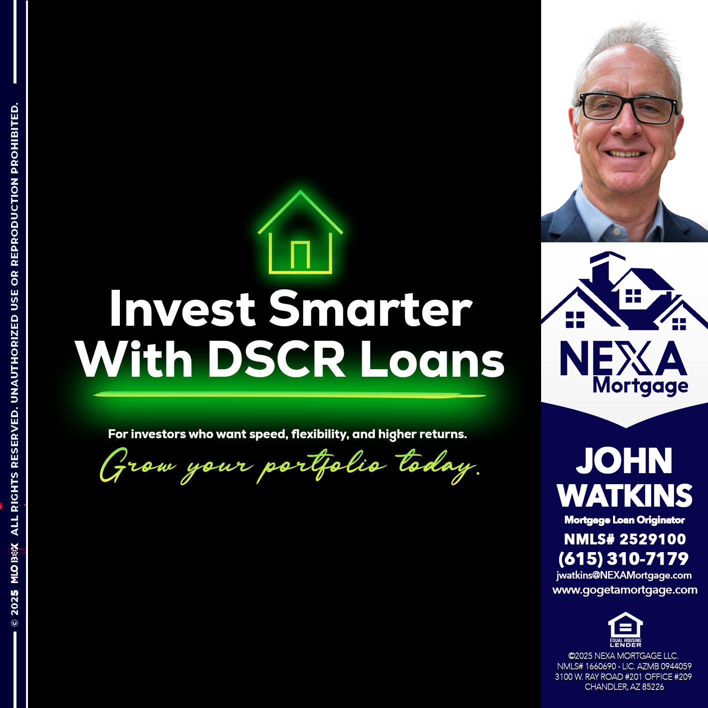 invest smarter - John Watkins -Mortgage Loan Originator