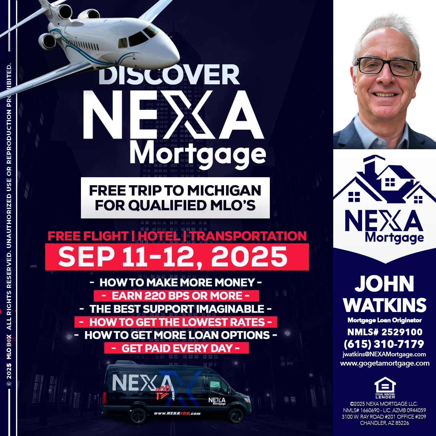 DISCOVER NEXA MORTGAGE - John Watkins -Mortgage Loan Originator