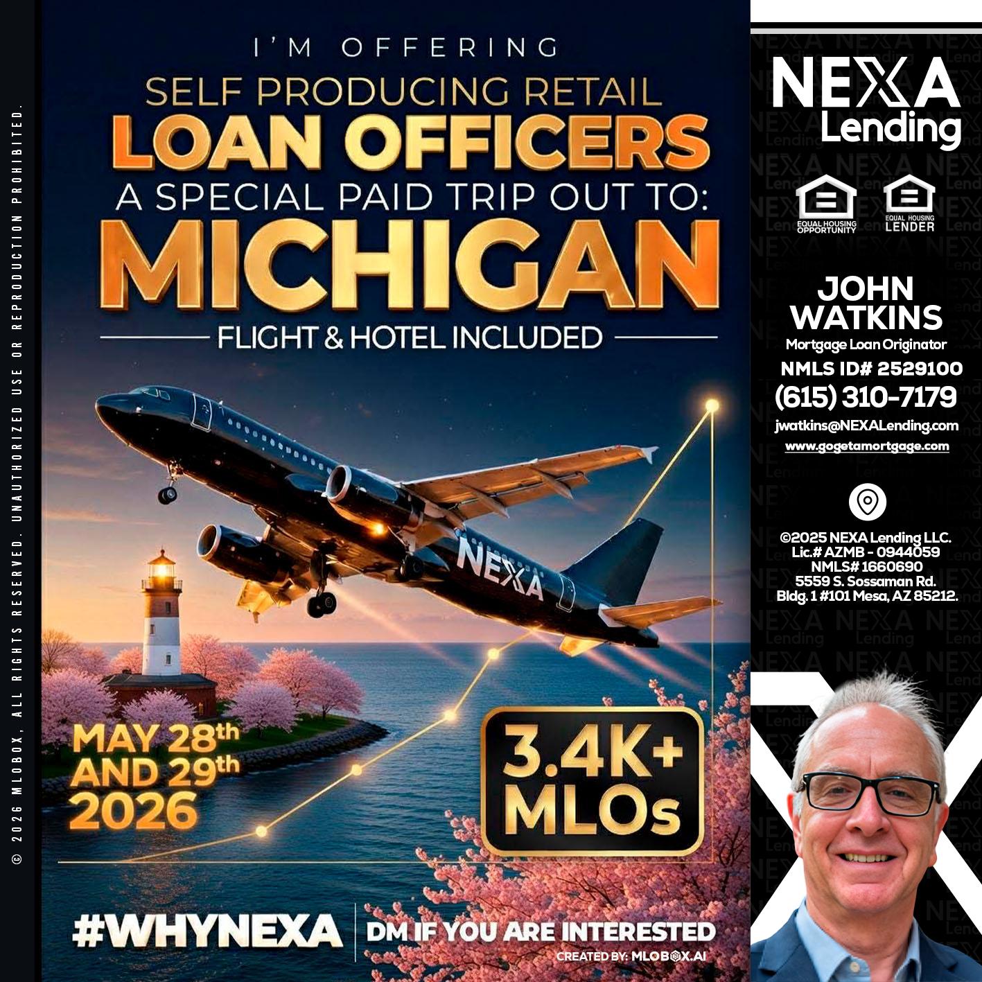 MICHIGAN TRIP - John Watkins -Mortgage Loan Originator