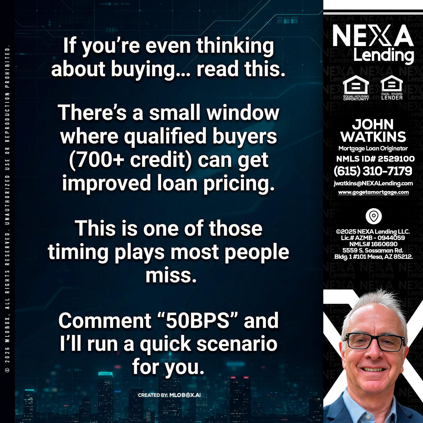 IF YOU EVER - John Watkins -Mortgage Loan Originator