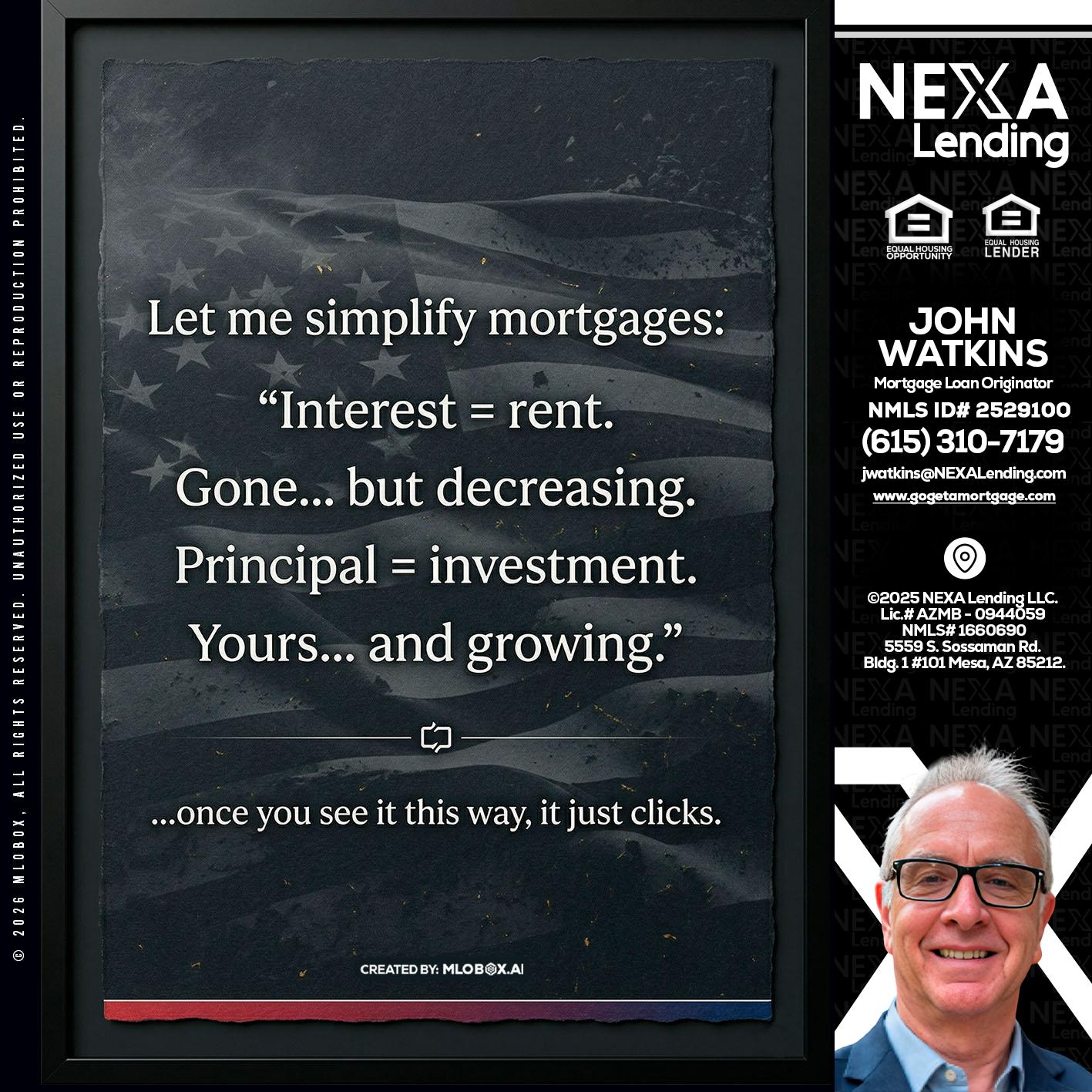 LET ME SIMPLIFY - John Watkins -Mortgage Loan Originator