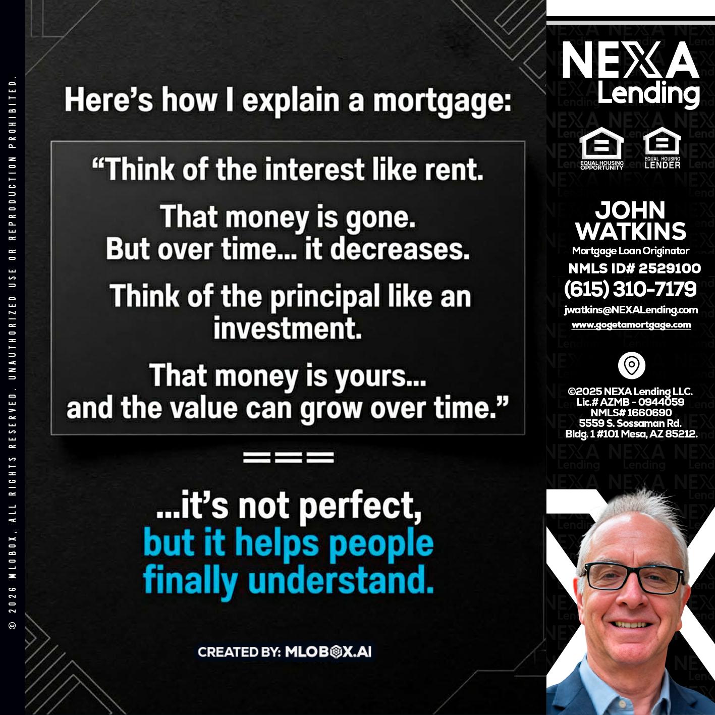 HERES NOW - John Watkins -Mortgage Loan Originator