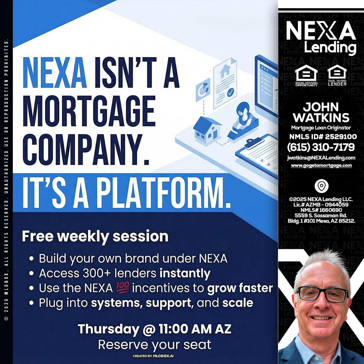 NEXA ISNT - John Watkins -Mortgage Loan Originator