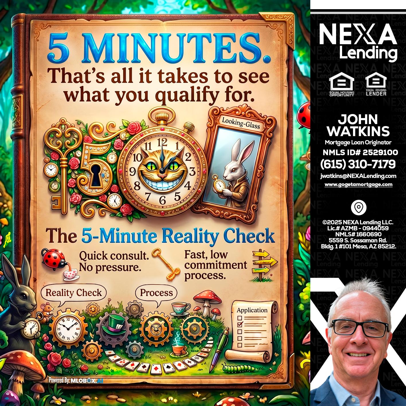 Reality Check! - John Watkins -Mortgage Loan Originator