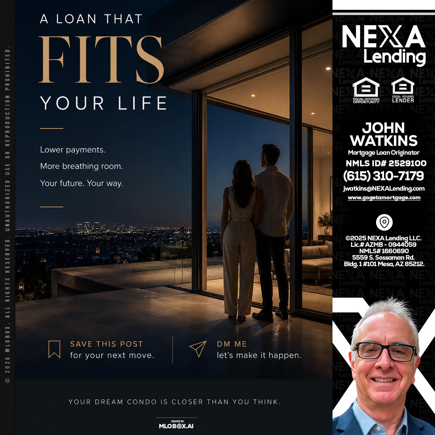 LOANS THAT FIT - John Watkins -Mortgage Loan Originator